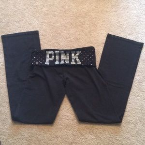 VS PINK black yoga pant